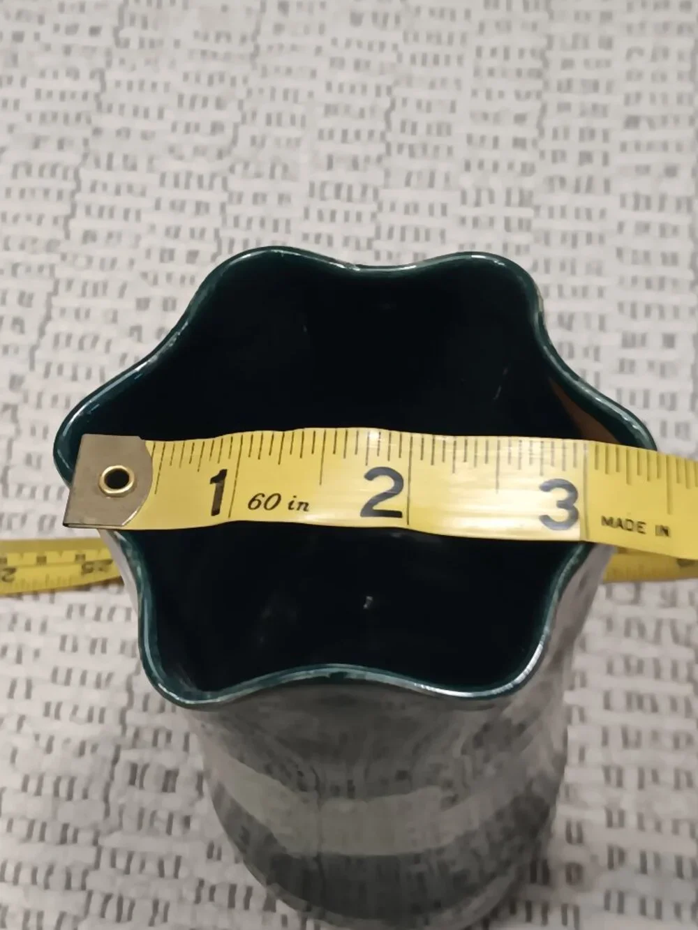 Handmade Artisan Pottery Fluted Edge 6